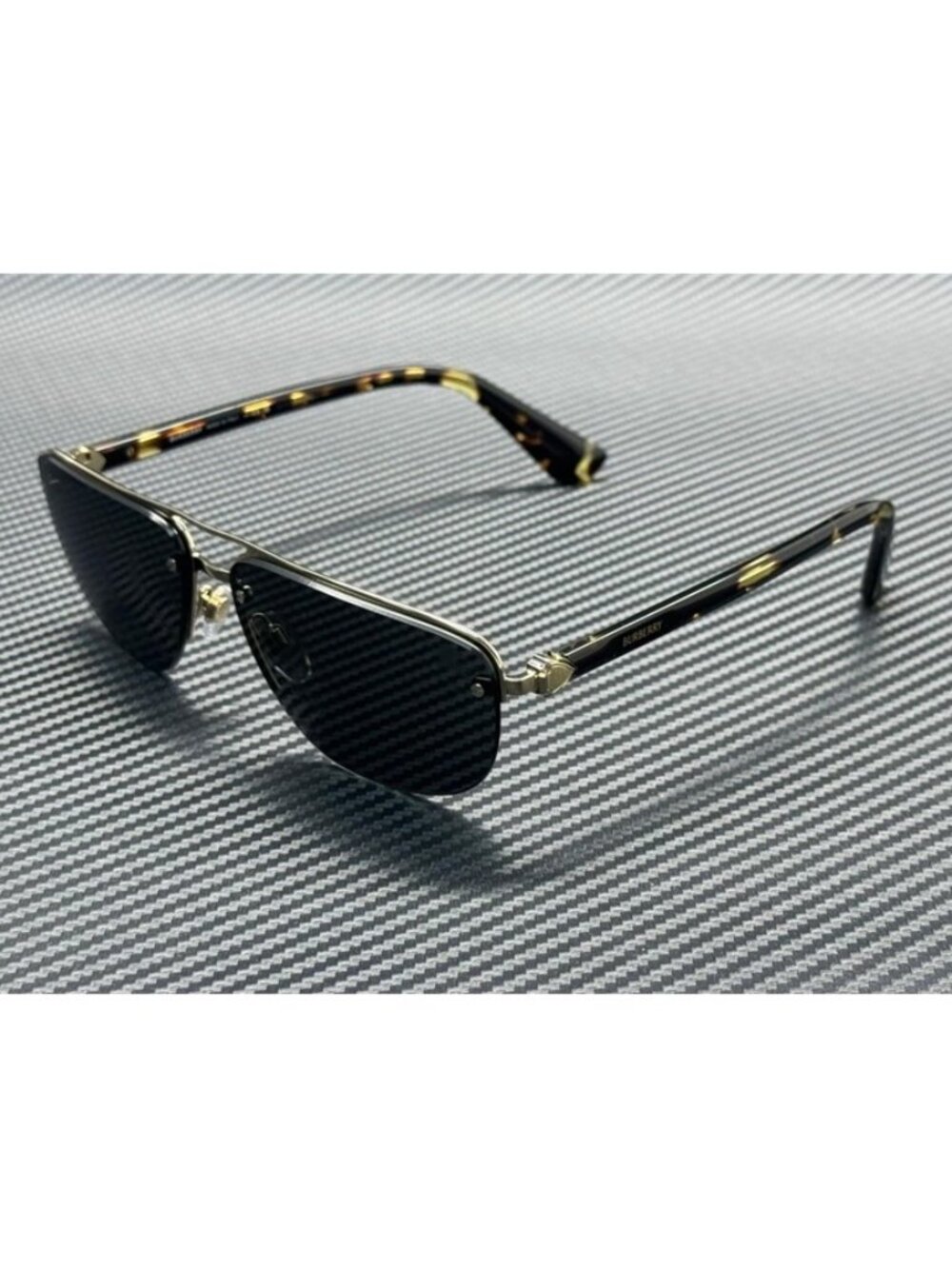 New Burberry Men Gold Sunglasses 63-15-140